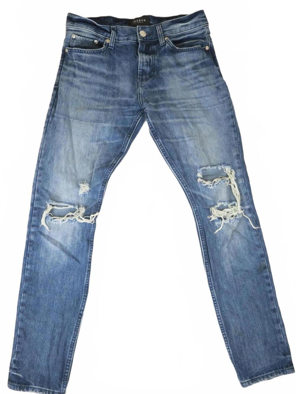 Men's 30x30 Pacsun Distressed Blue Denim Jeans